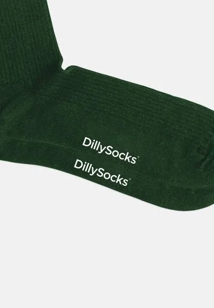 DillySocks DillySocks Socken „Premium Ribbed Collection“, Lime green - sea green - forest green - olive green, – Produktbild 3 von 4