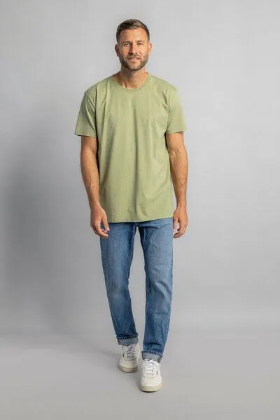 DIRTS dirts Premium Blank T-Shirt STANDARD, Sage green, – Produktbild 2 von 4