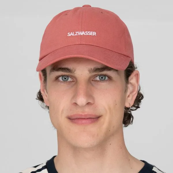 SALZWASSER SALZWASSER Cap (Unisex) aus 100% Bio-Baumwolle, Rot, – Produktbild 4 von 4