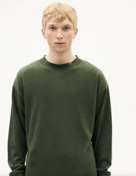 thinking mu thinking mu Bottle Green Hemp Doug T-Shirt, Grün (bottle green), – Produktbild 2 von 4