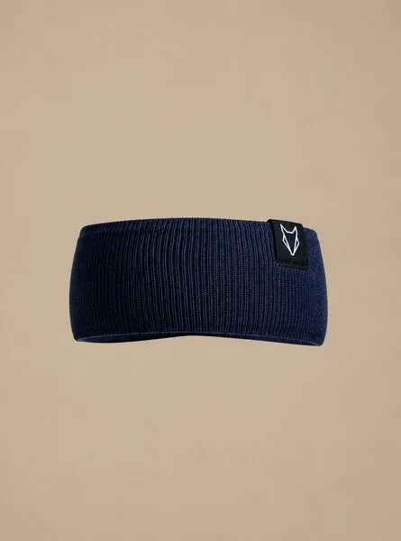 VEROIKON VEROIKON Merino-Stirnband Fuchsbau, Marine, – Produktbild 2 von 2