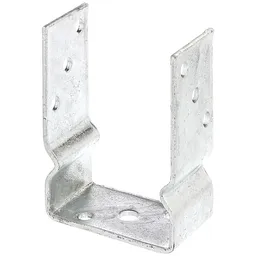 Alberts ALBERTS U-Pfostenträger, feuerverzinkt, z.Aufschrauben, BxH 101x150 mm – Produktbild 1 von 1