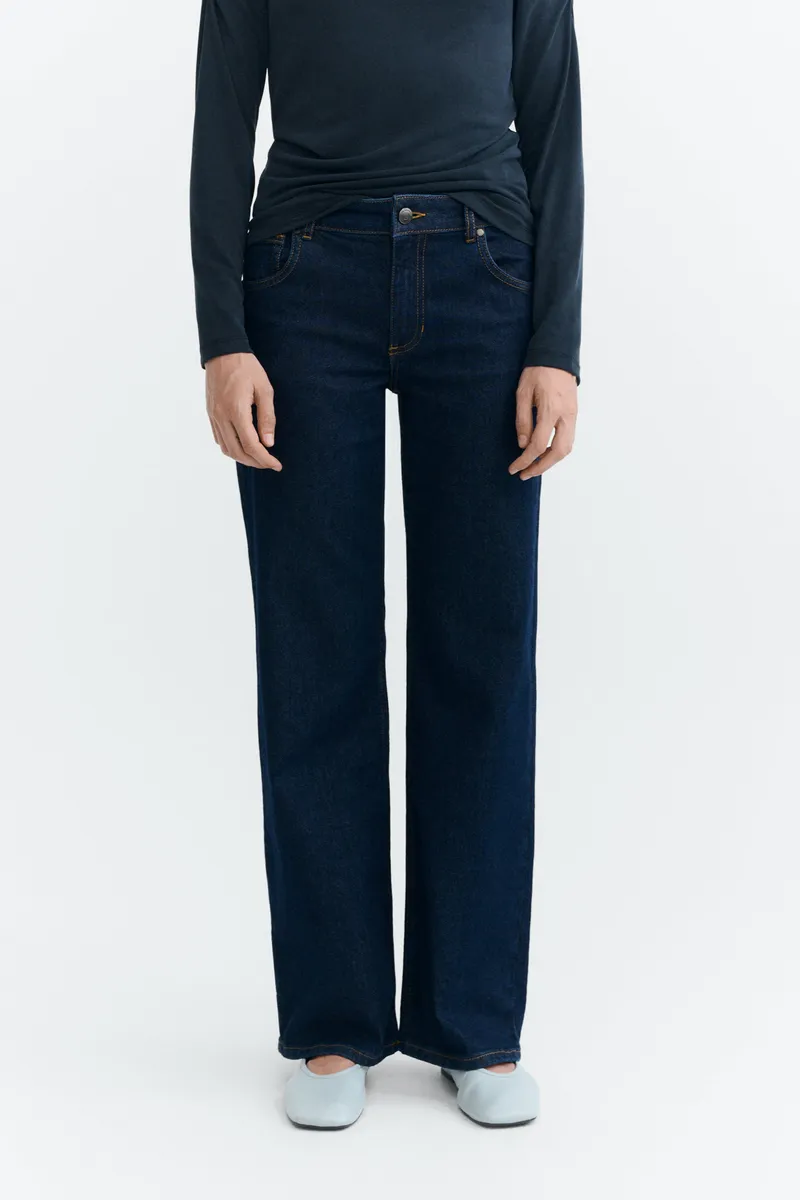 thinking mu Thinking MU Damen vegan Jeans Kettan Niedrige Leibhöhe Blau, Blau, – Produktbild 2 von 2