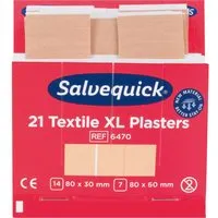 Salvequick Salvequick Pflaster-Abschnitte "REF 6470" 21 Stk., elastisch 8 x 3,2/4,8 cm – Produktbild 1 von 1