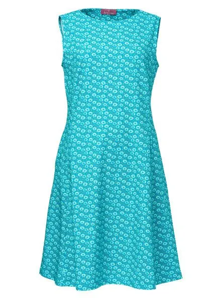 Heidekönigin Heidekönigin Ärmelloses Jerseykleid, Aqua, – Produktbild 2 von 3