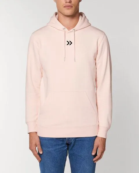 Human Family Human Family Bio Unisex Hoodie - "Skip", Candy-pink, – Produktbild 3 von 4