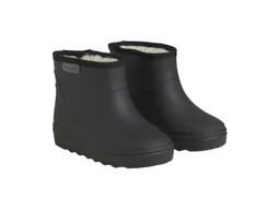 En Fant Kinder Gummistiefel mit kurzem Schaft und Schurwollfell, black Gr.23 – Produktbild 1 von 1