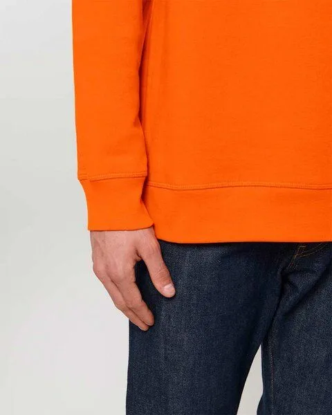YTWOO YTWOO Unisex Sweatshirt | fairtrade & ökologisch, Orange, – Produktbild 4 von 4