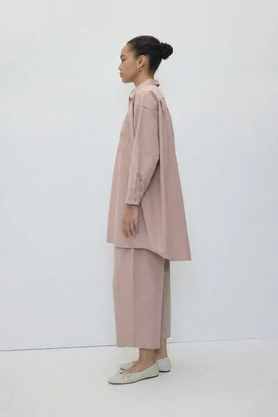 Rita Row Rita Row Oversize-Bluse MORRIS aus Bio-Baumwollpopeline, Pink, – Produktbild 2 von 2