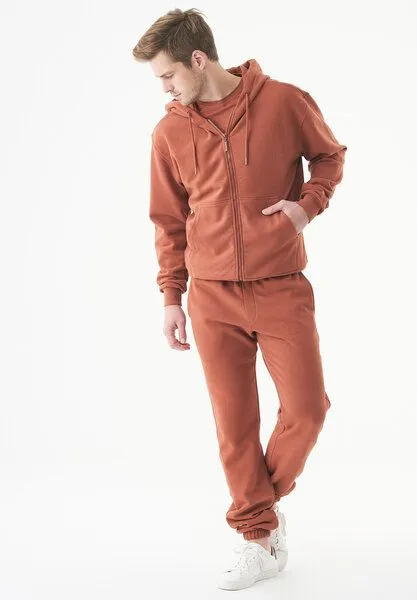 ORGANICATION ORGANICATION ESSENTIALS-JUNDA-Unisex Soft Touch Sweatjacke aus Bio-Baumwolle, Cinnamon, – Produktbild 2 von 3