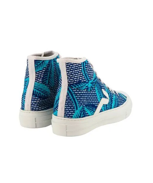 PANAFRICA PANAFRICA Atlas - African Fair Trade Sneaker, Java (blau), – Produktbild 4 von 4