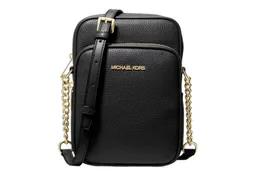Michael Kors Michael Kors Handtasche Michael Kors Jet Set Travel Medium Umhängetasche Leder Gold Schwarz – Produktbild 1 von 1