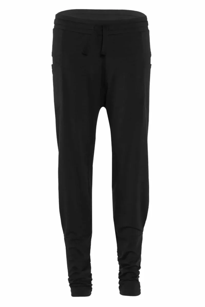 nice to meet me nice to meet me Herren vegan Baggy Pants Schwarz, Schwarz, – Produktbild 2 von 2