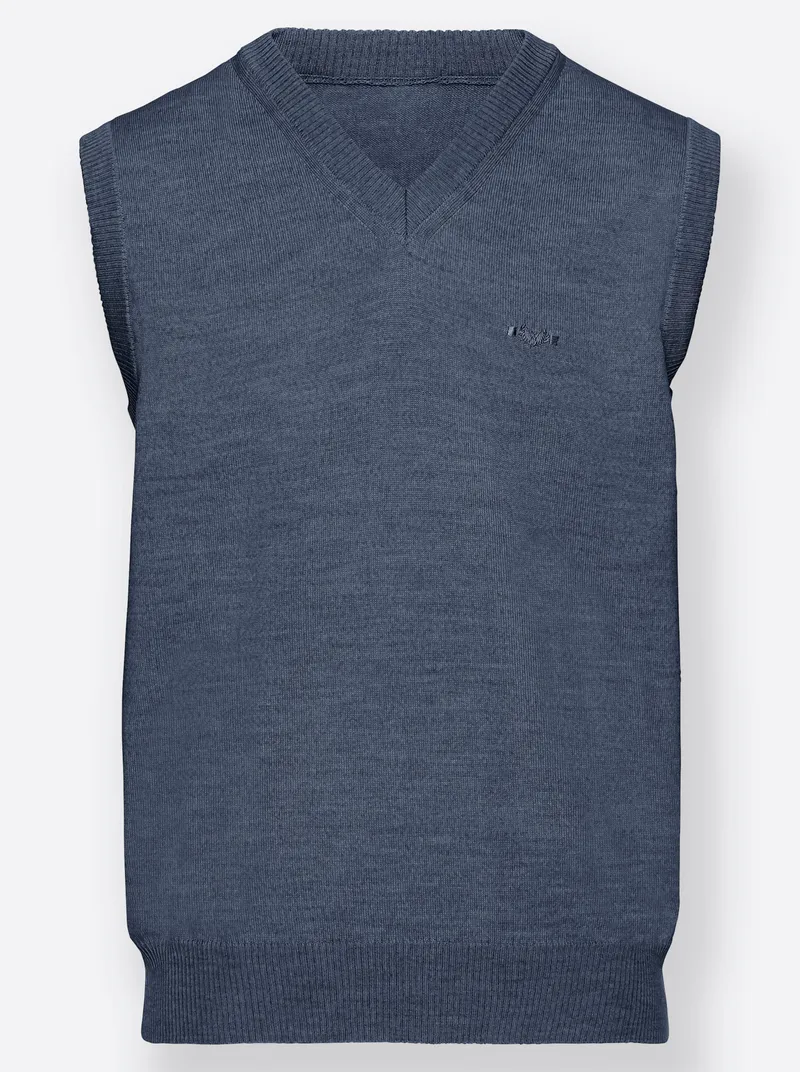 marco donati Stricktop jeansblau, Jeansblau, – Produktbild 1 von 2