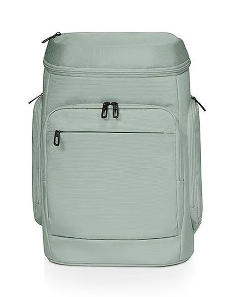 Halfar Notebook Backpack Halfar aus recyceltem Polyester 30 x 47 x 17 cm, Grün, – Produktbild 1 von 4