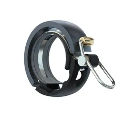 Knog Knog Fahrradklingel Oi Luxe groß 23.8 - 31.8mm schwarz grau – Produktbild 1 von 1