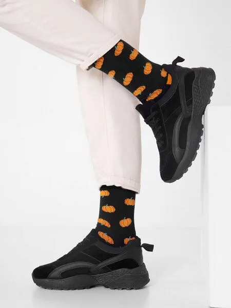 Natural Vibes Natural Vibes Bunte Socken Bio GOTS | Herren Damen Socken | Gemüse, Kürbisse, – Produktbild 2 von 3