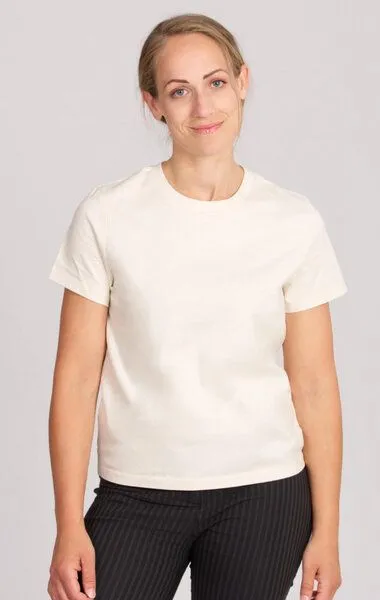 Life-Tree Life-Tree Fairwear Organic Basic Shirt Women, Weiß, – Produktbild 3 von 4