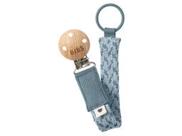 BIBS BIBS Schnullerkette Bio-Baumwolle Pacifier Braid Petrol Blue Maße 22 x 2 cm – Produktbild 1 von 1