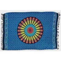 Der Lindwurm Der Lindwurm Sarong- Mandala, Blau (buntes mandala), – Produktbild 1 von 1