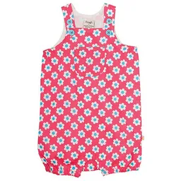 Frugi Frugi Latzhose Raspberry Flower Spot Sommerhose – Produktbild 1 von 1