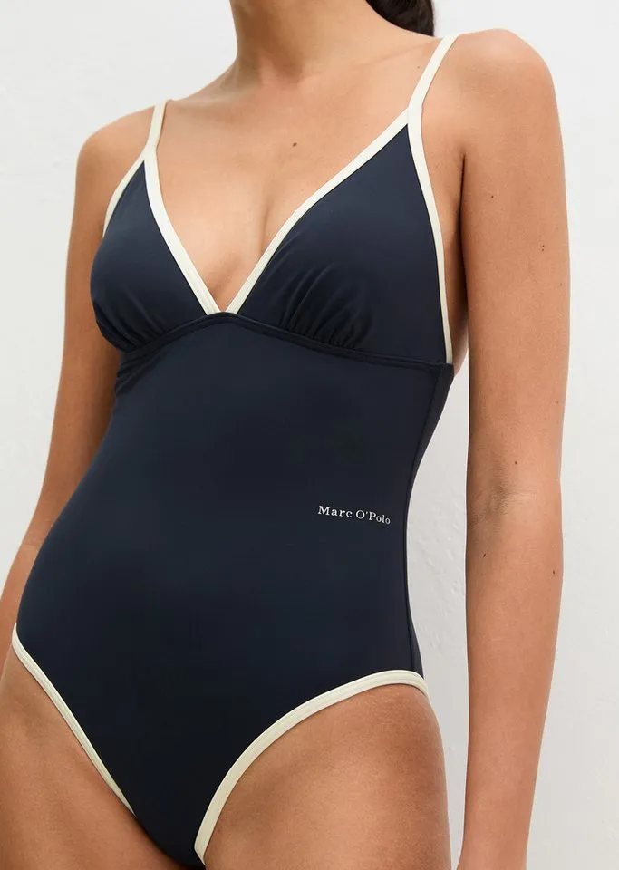 Marc O'Polo Marc O'Polo Badeanzug Essentials, Blau, – Produktbild 4 von 5