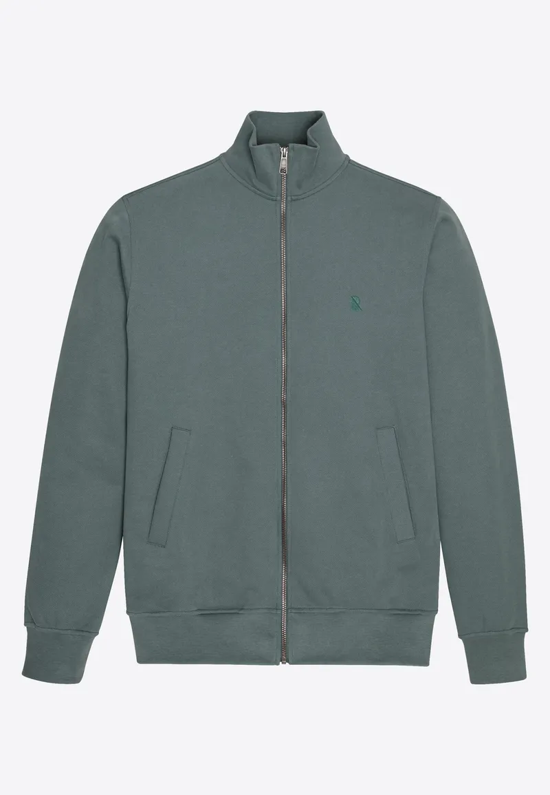 recolution Recolution Herren vegan Sweatjacke Camphor Eukalyptus Grün, Grün, – Produktbild 1 von 2