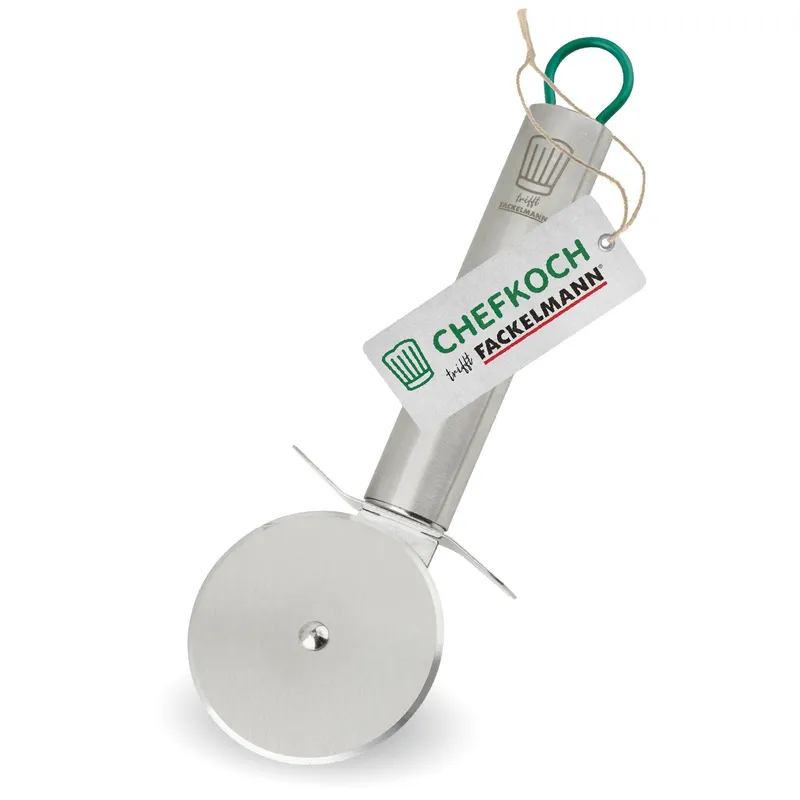 Chefkoch trifft Fackelmann Chefkoch trifft Fackelmann Pizzaschneider München, 20cm, Edelstahl – Produktbild 1 von 3