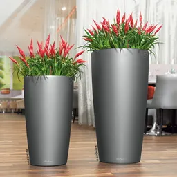 Lechuza® Lechuza® 'Rondo Premium 32', anthrazit, ca. Ø 33 x H 56 cm – Produktbild 1 von 1