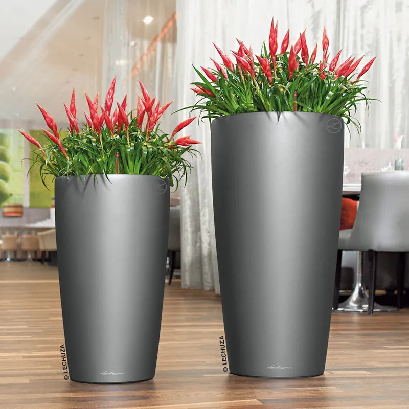 Lechuza® Lechuza® 'Rondo Premium 32', anthrazit, ca. Ø 33 x H 56 cm, Grau, – Produktbild 1 von 1