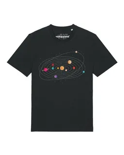 watapparel watapparel T-Shirt Unisex Sonnensystem – Produktbild 1 von 1