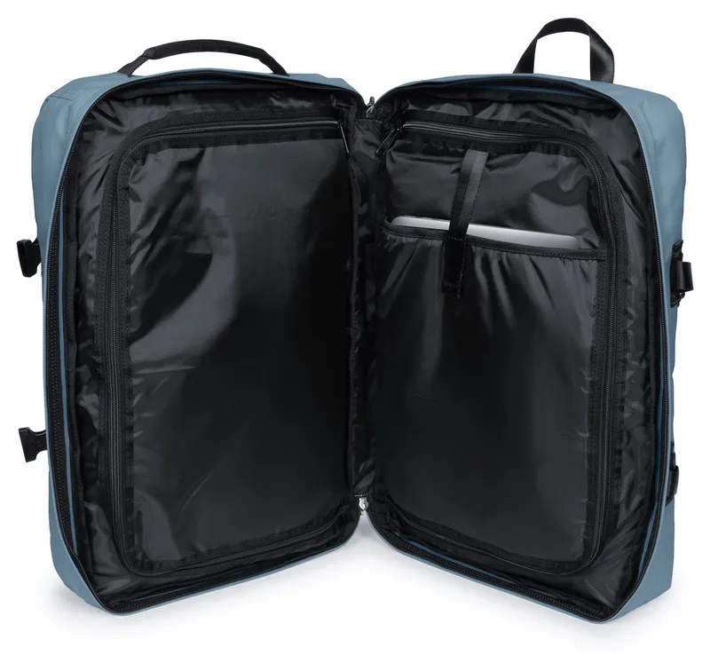 Eastpak Eastpak Weichgepäck-Trolley TRAVELPACK, Unisex Reisegepäck, Duffle-Tasche, Freizeitrucksack mit Tragegriffen, Blau, – Produktbild 1 von 5