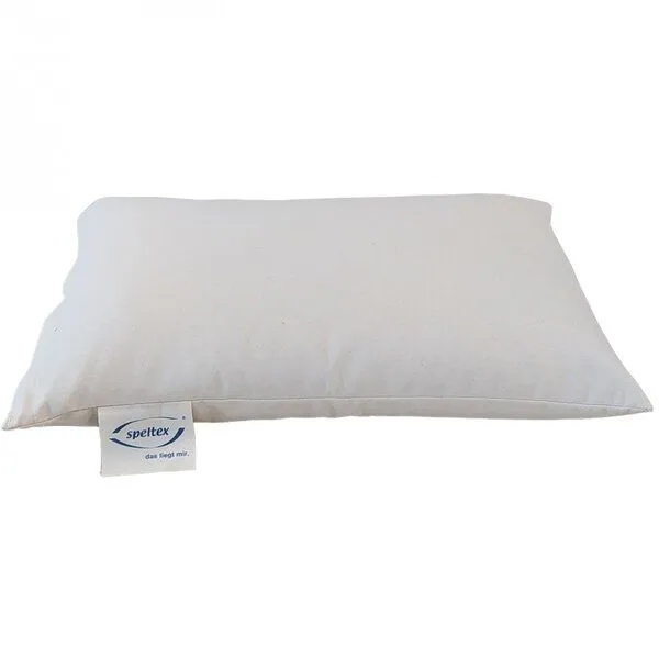 Speltex Speltex Schlafkissen mit Bio Dinkelspelzen und Kautschuk 40 x 60 cm – Produktbild 3 von 5