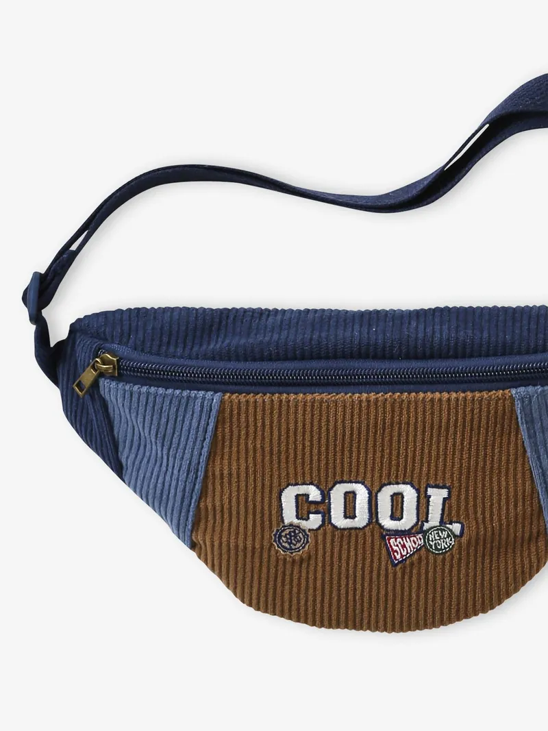 Vertbaudet Kinder Bauchtasche COOL SCHOOL, Nachtblau, – Produktbild 3 von 4