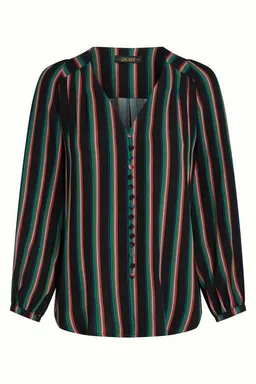 king louie king louie Langarmbluse - Erin Blouse Harley Stripe - Leichte Streifenbluse mit Blusenkragen f – Produktbild 1 von 1