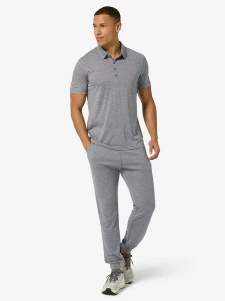 Super.Natural Super.Natural M BIO J POLO für Herren, Cashmere grey melange, – Produktbild 3 von 4