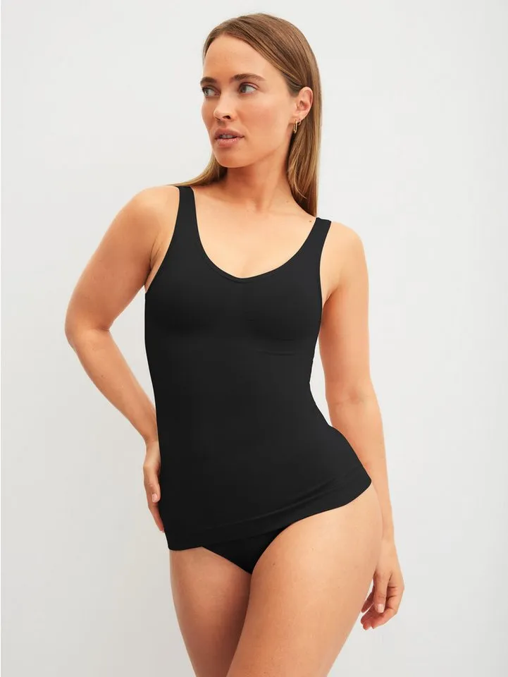 CALIDA CALIDA Tanktop Seamless Shape leichter Shape-Effekt, Single-Jersey Qualität, Schwarz, – Produktbild 1 von 5