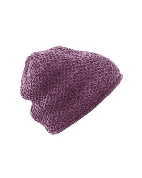 HempAge HempAge Damen / Herren Strickmütze Hanf/Bio-Baumwolle, Purple, – Produktbild 1 von 4