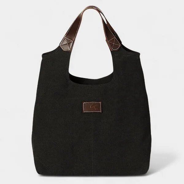 Dragolina Dragolina Schultertasche Fräulein Hilda, Anthrazit (schwarz), – Produktbild 1 von 1