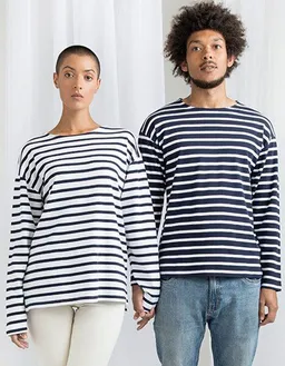 Mantis Mantis Damen / Herren Unisex Langarm Shirt Striped – Produktbild 1 von 1