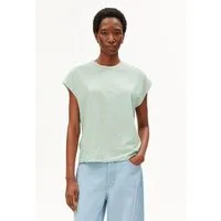 ARMEDANGELS ARMEDANGELS SLUB JERSEY STRIPE Damen T-Shirt aus Bio-Baumwolle, Oatmilk-foam, – Produktbild 1 von 1