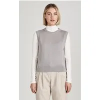 Givn Berlin Givn Berlin Damen Strickpullunder aus Bio-Baumwolle "Amber", Light grey, – Produktbild 1 von 1