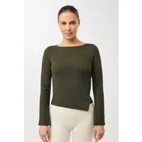 mandala Mandala Side Button Longsleeve, Leaf (grün), – Produktbild 1 von 1