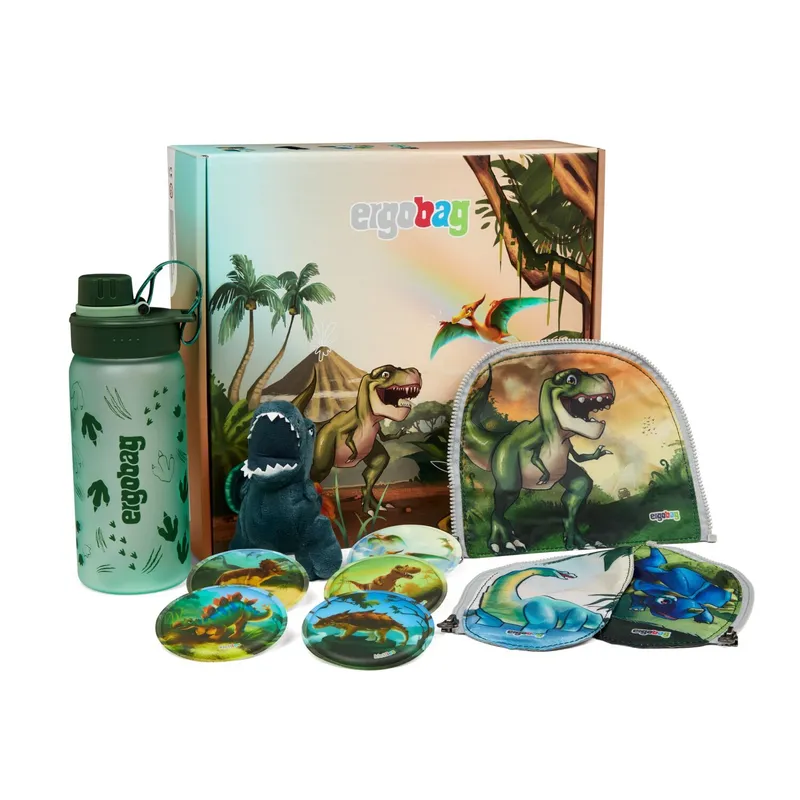 Ergobag Ergobag Schulzubehör Fan Box Dinosaurier, Multicolored, – Produktbild 1 von 1