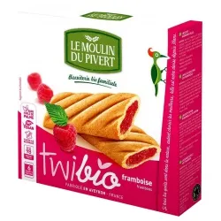 Le Moulin du Pivert Le Moulin du Pivert Mürbteigkekse Twibio mit Himbeercreme – Produktbild 2 von 2