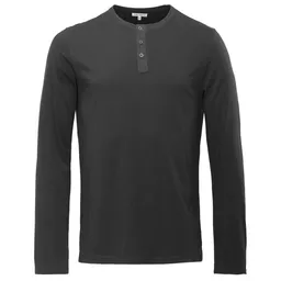 Living Crafts LIVING CRAFTS - Herren Henley Shirt - Schwarz (100% Bio-Baumwolle), Nachhaltige Mode, Bio Bekleidung – Produktbild 1 von 1