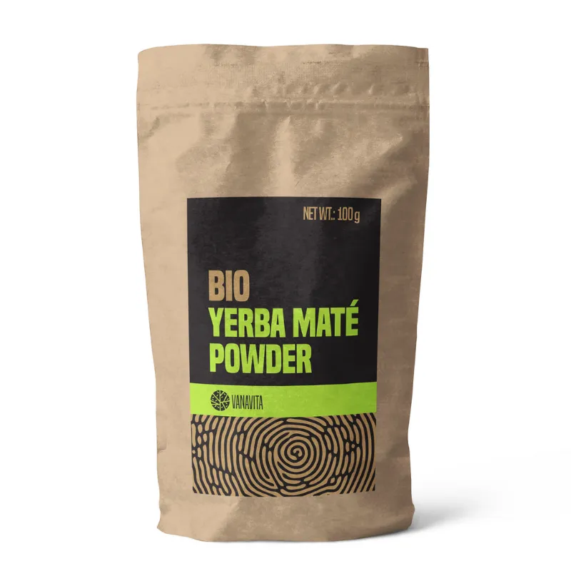 GymBeam Bio VanaVita Bio-Yerba Maté-Pulver 100 g – Produktbild 1 von 1