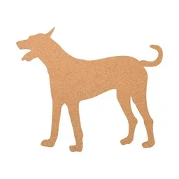 Kork-Deko Kork-Deko Hund als Pinnwand aus Kork XXL ca. 80x50 cm – Produktbild 1 von 1
