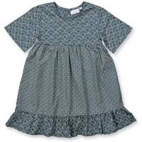 Sense Organics sense-organics Mädchen Sommerkleid mit Wellendruck Bio Baumwolle, Abstrakter wellendruck blaugra, – Produktbild 1 von 1
