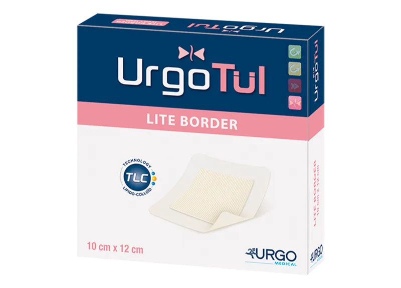 Urgo URGOTÜL Lite Border 8x8 cm Verband 10 St Verband – Produktbild 1 von 1